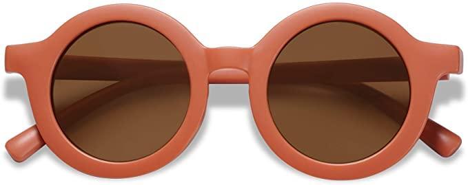 Kids Sunglasses with UV Protection Sunglasses Yo Baby Wholesale Rust 