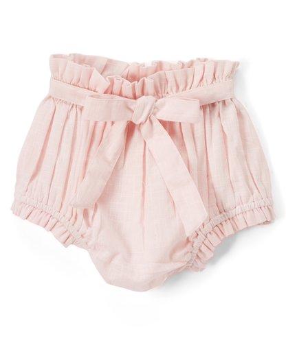 Set of 3 - Short - Style Diaper Covers with Belt. Ivory, Pink & Powder Blue.
