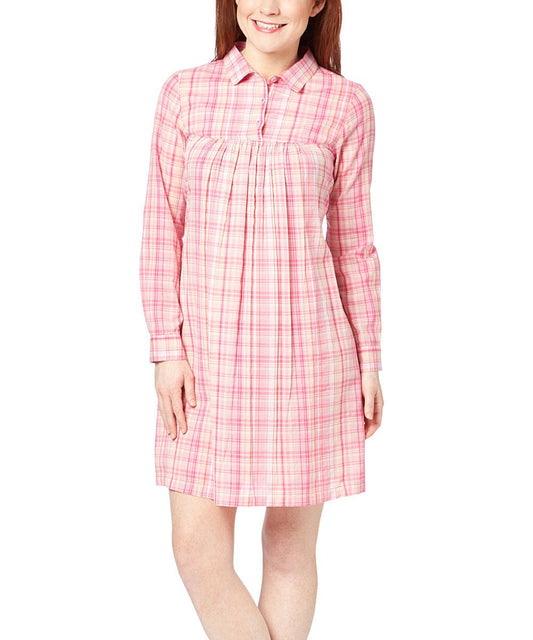 Pink Plaid Dress